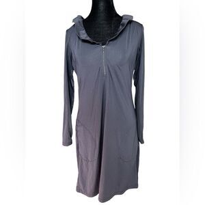 G LIfestyle Long Sleeve Black Athletic Dress Size Small Golf Tennis